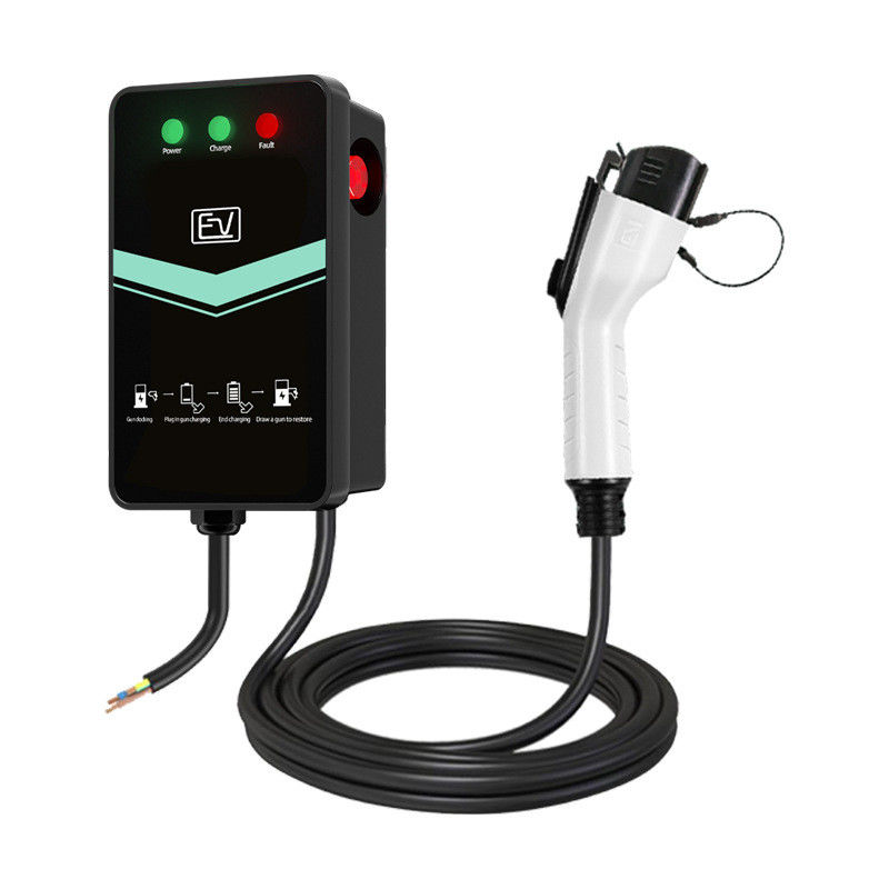 Type1 Plug 32A Plug And Charge Wall Mounted EV Charging Station Smart Home