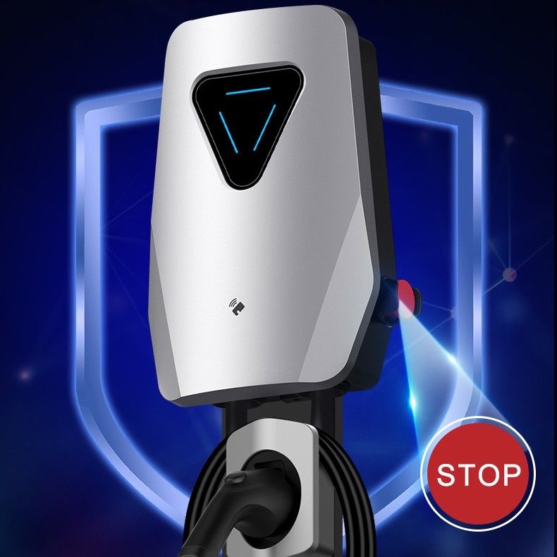 Level 2 J1772 Fingerprint App Type 2 EV Charger With Standard 5m Cable