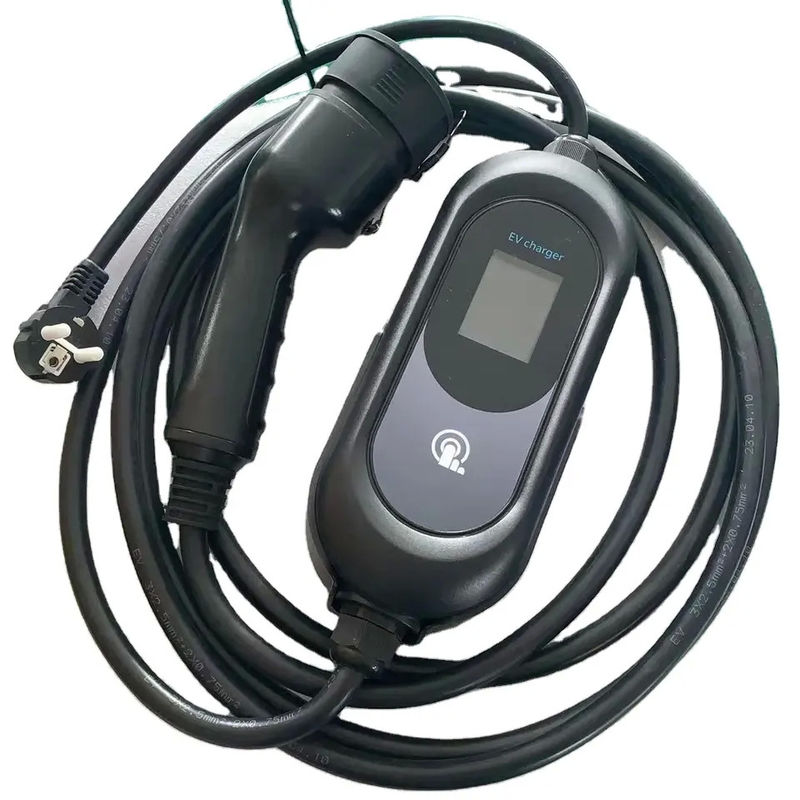 Carbon Steel Type 2 Portable EV Charging Station Over Load Protection