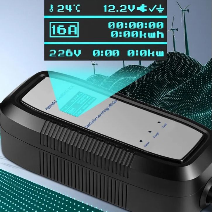 High Flame Retardant PC Fuel EV Charger Type 1 AC Charger OEM ODM