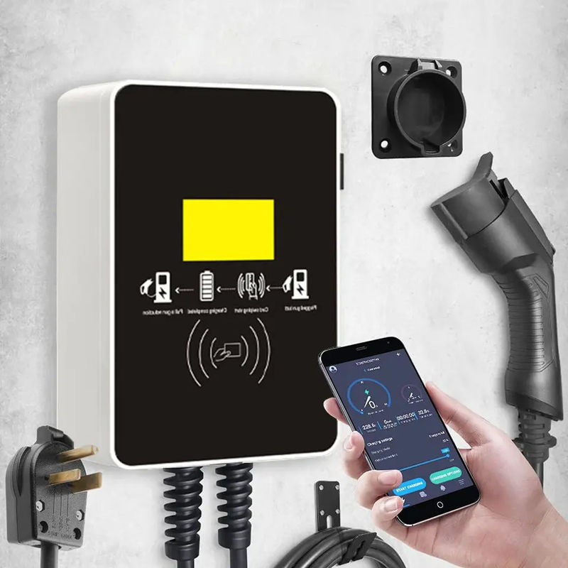 EV 3 Phase Type 2 Charger 22 Kilowatts For Home Fast Charging