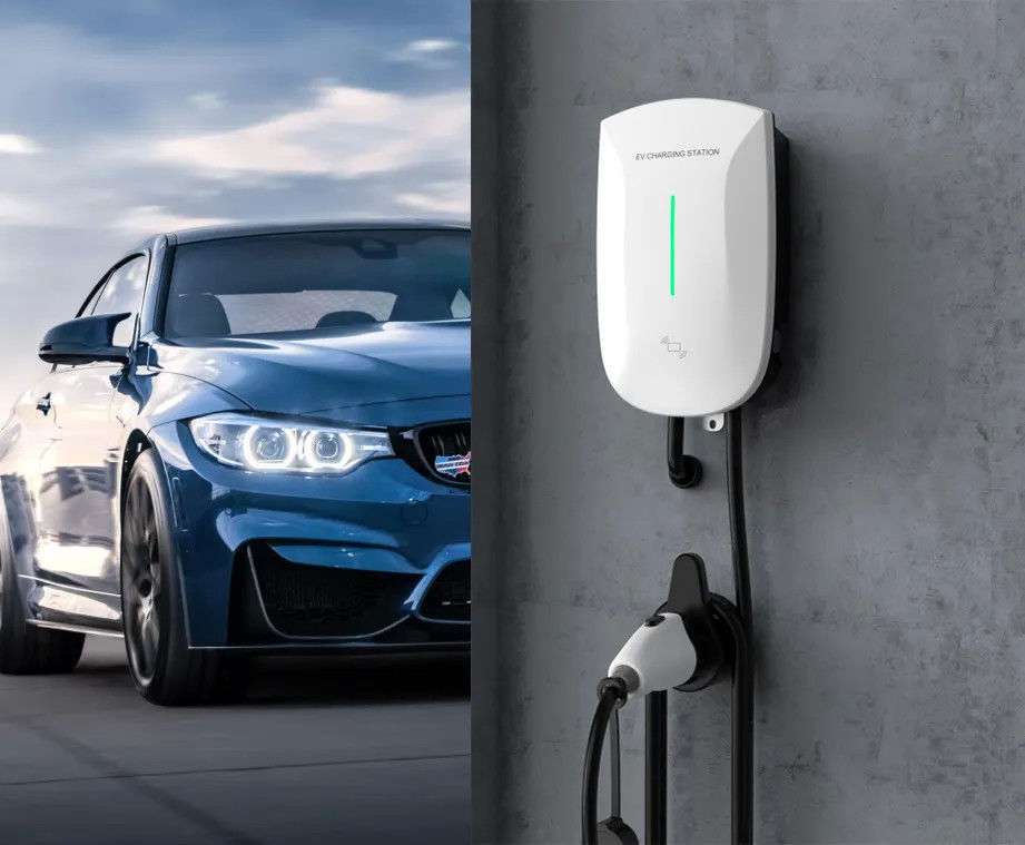 American Standard 240V RFID Card Control Wall Mounted EV Charging Station For Home