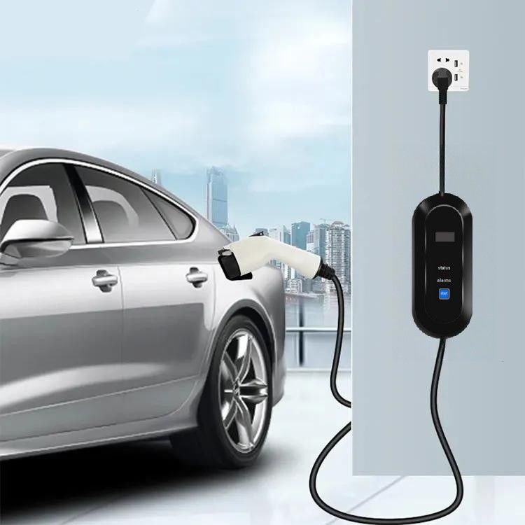 ODM OEM 220V Type 2 Portable AC EV Charger Leakage Protection