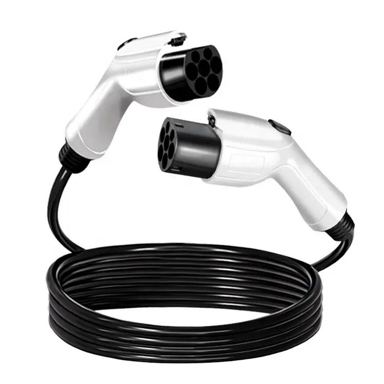 Dustproof Thermoplastic Type 2 To Type 2 EV Charging Extension Cable 10m