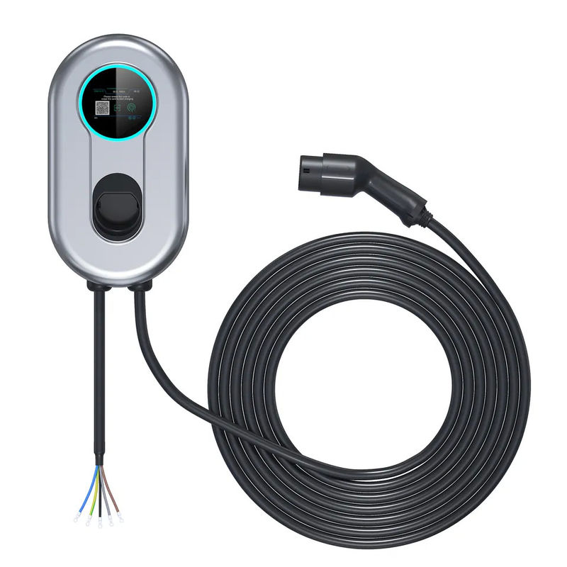 Weather Resistant Current Adjustment Single Gun 220V Type 1 AC Charger For Electric Vehicle