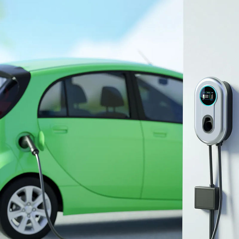 22kw RFID Card Fast Charging EV Portable Chargers Type 2 With Single Gun