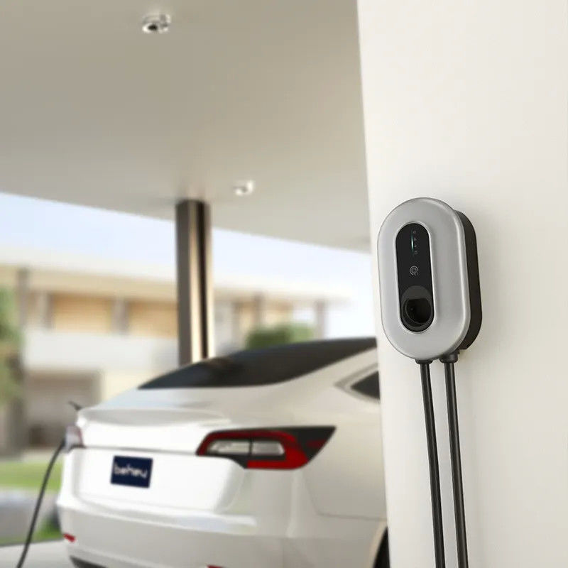 App Control Single Gun 50A Portable Level 1 Type 2 EV Charger With CE Certificate