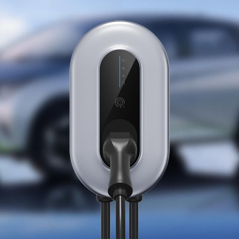 European Standard Single Gun AC 220V Type 2 EV Charger Overload Protection