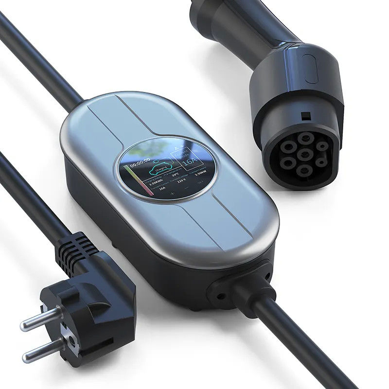 SAE J1772 Plug Portable EV Charging Station Mode 2 EV Charger CE FCC