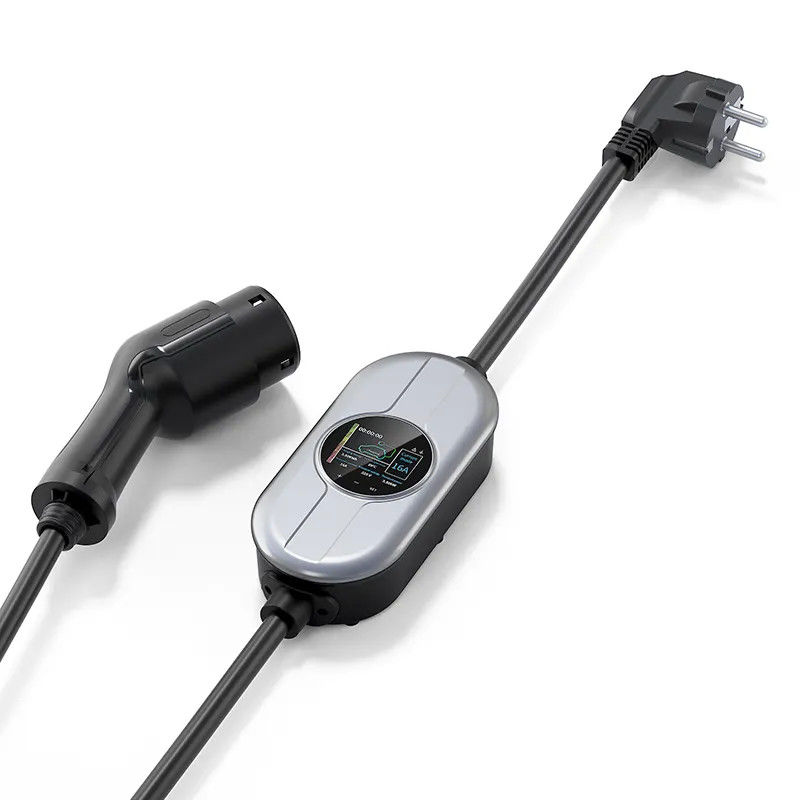 5m Or 7.4m Cable Portable EV Charging Station EV Charger 1 Phase AC 230V