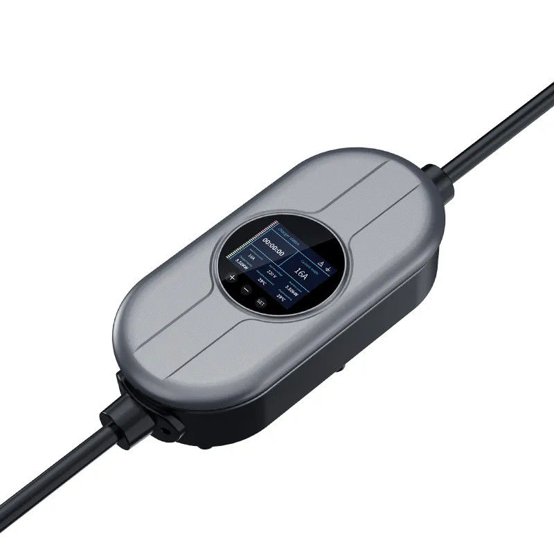 Plug And Charge SAE J1772 Plug 240V Portable EV Charging Station Customize Cable