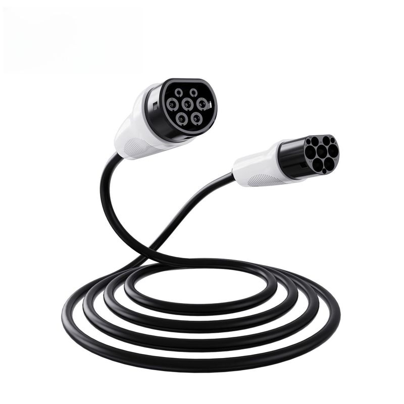 3 Phase Double Guns 22kw Type 2 Charging Cable Portable Electric Vehicle Charger