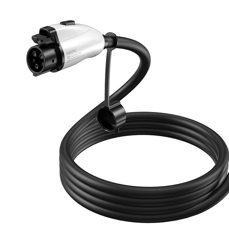 OEM ODM 48A Type 1 Type 2 Ac Charger Ev Home Charging Cable With Temperature Sensor