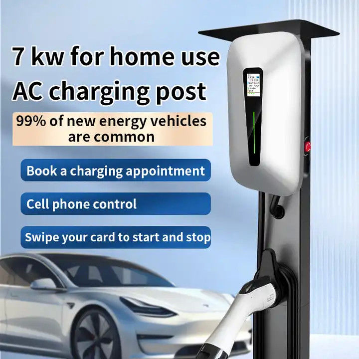 11kw Home Swipe Card Type 1 Type 2 AC Wall Box Charger 16A 32A